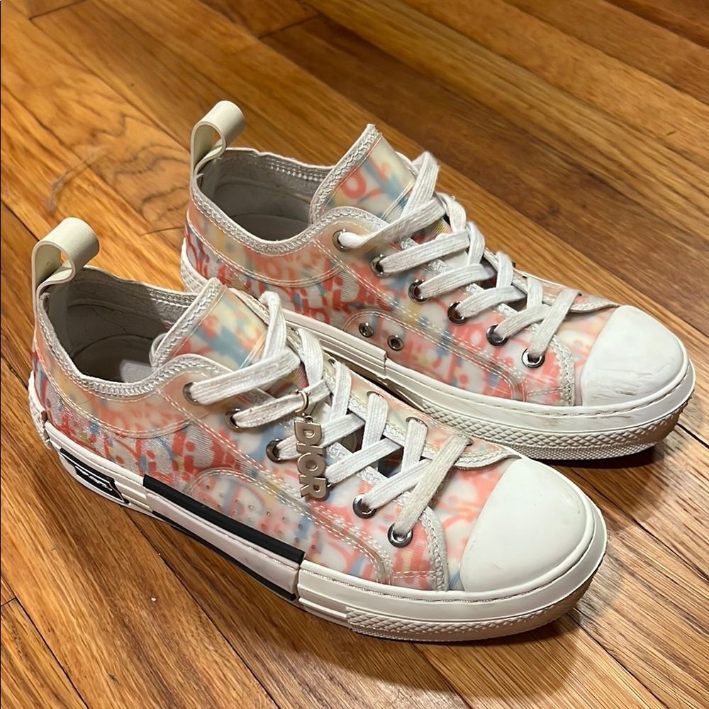 Dior Oblique B23 Pink/Multicolor Low Tops Size 7.5